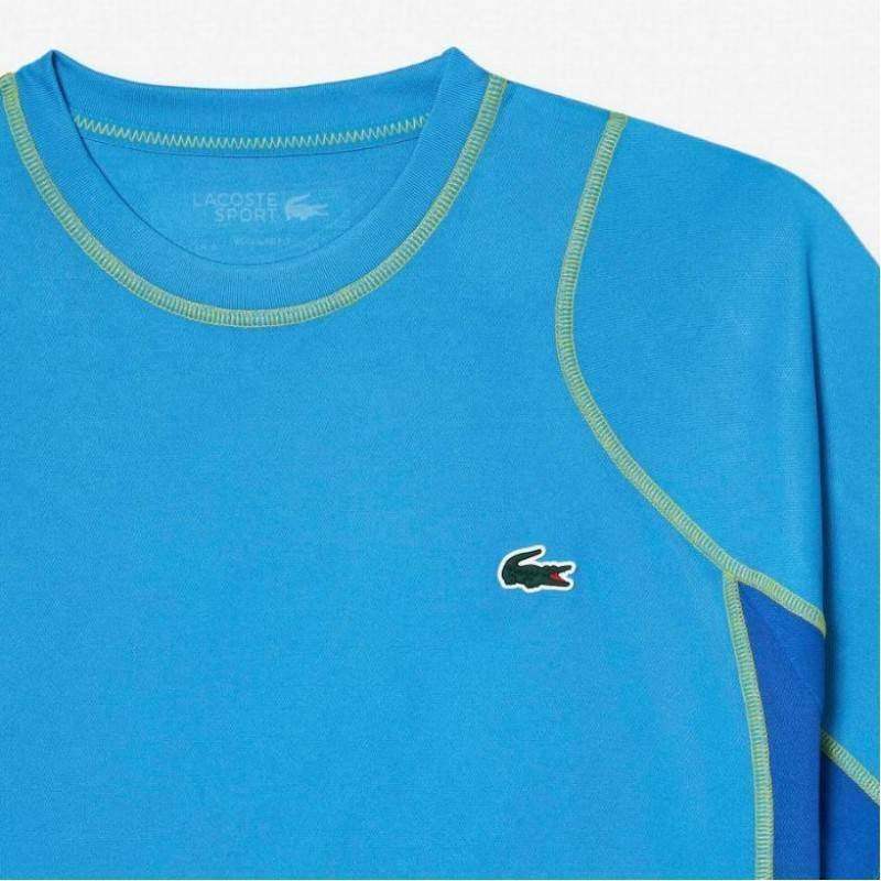 Lacoste Sport Piqué T-Shirt Blau