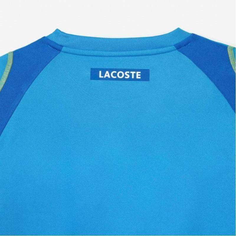 Lacoste Sport Piqué T-Shirt Blau