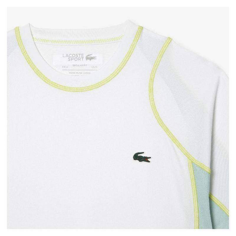 Lacoste Sport Piqué T-Shirt Weiß