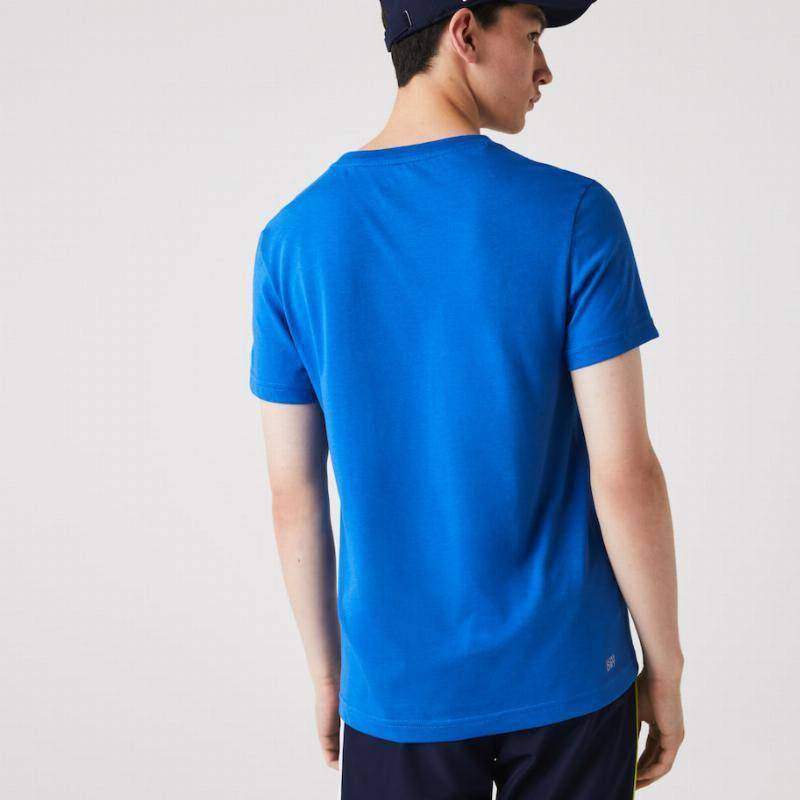 Lacoste Sport Atmungsaktives T-Shirt Blau