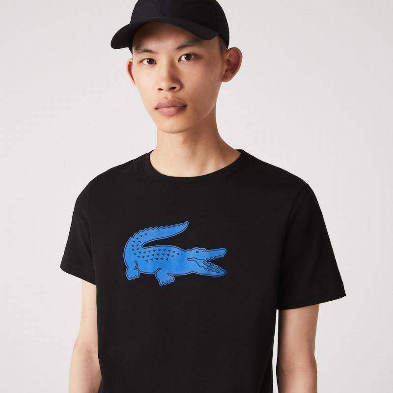 Lacoste Sport Atmungsaktives T-Shirt schwarz