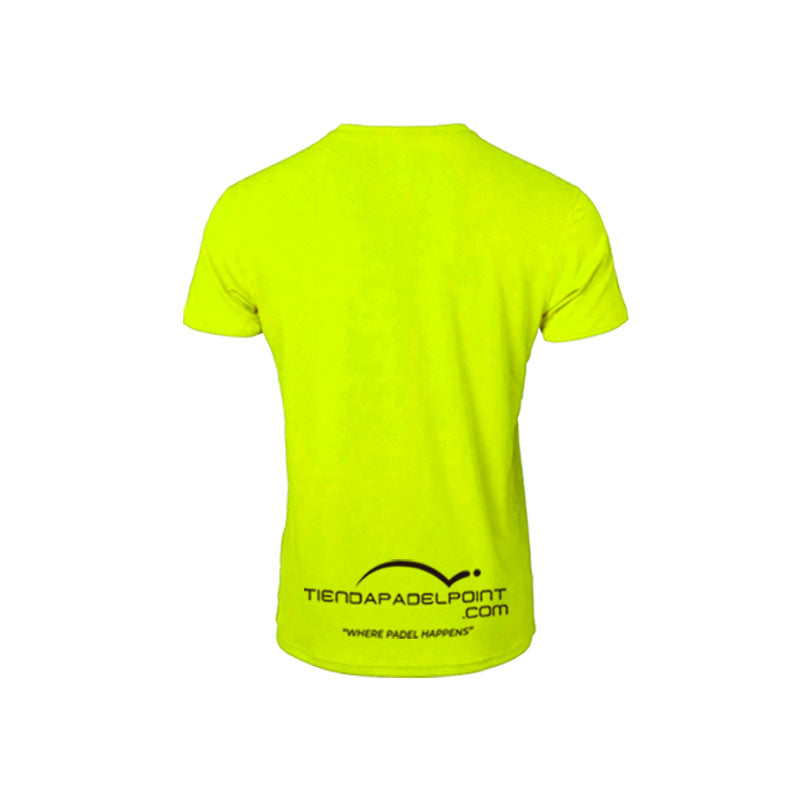 Padelpoint Turnier-T-Shirt in Leuchtgelb
