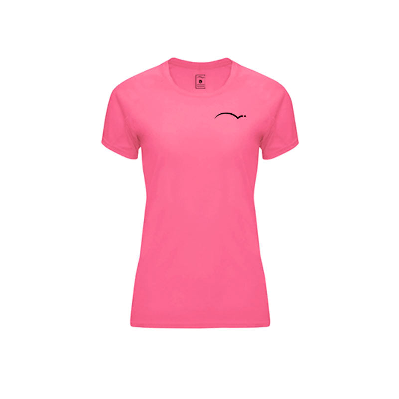 PadelPoint Turnier T-Shirt Neonrosa Damen