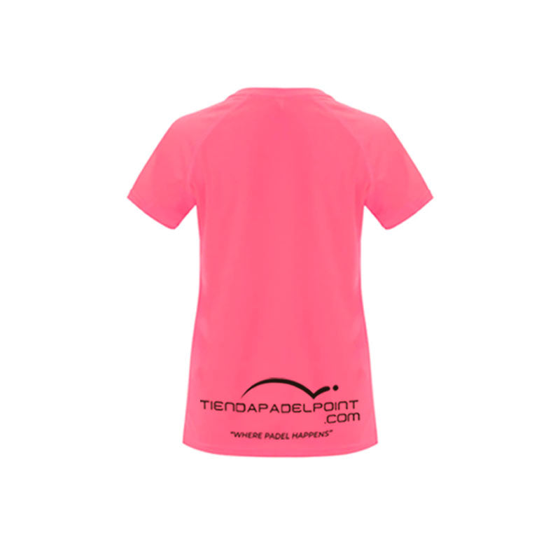 PadelPoint Turnier T-Shirt Neonrosa Damen