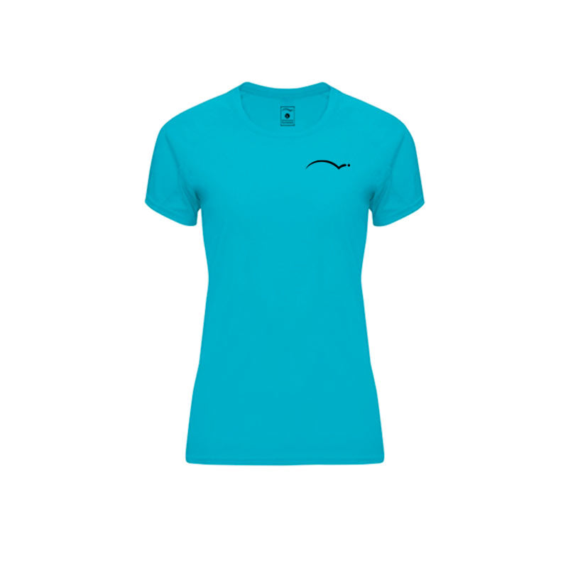 PadelPoint Turnier-T-Shirt Türkis Damen