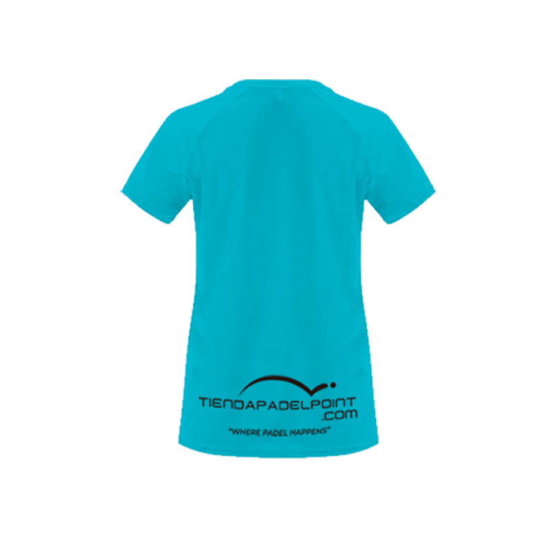 PadelPoint Turnier-T-Shirt Türkis Damen