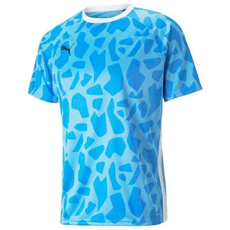 Puma TeamLiga Grafik-T-Shirt Blau