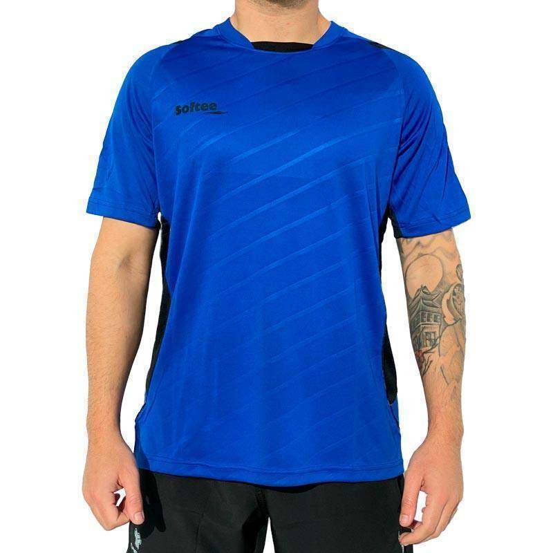 Softee Play Blaues T-Shirt Schwarz