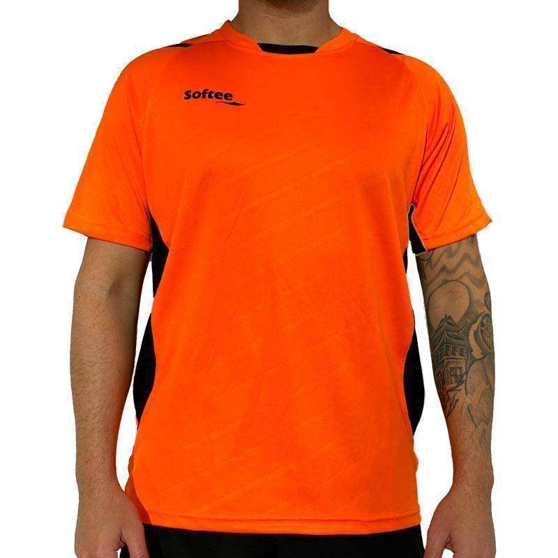 Softee Play T-Shirt Orange Schwarz