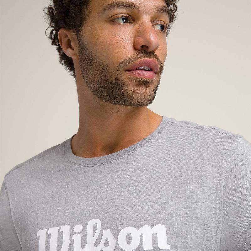 Wilson Graphic T-Shirt Grau Weiß