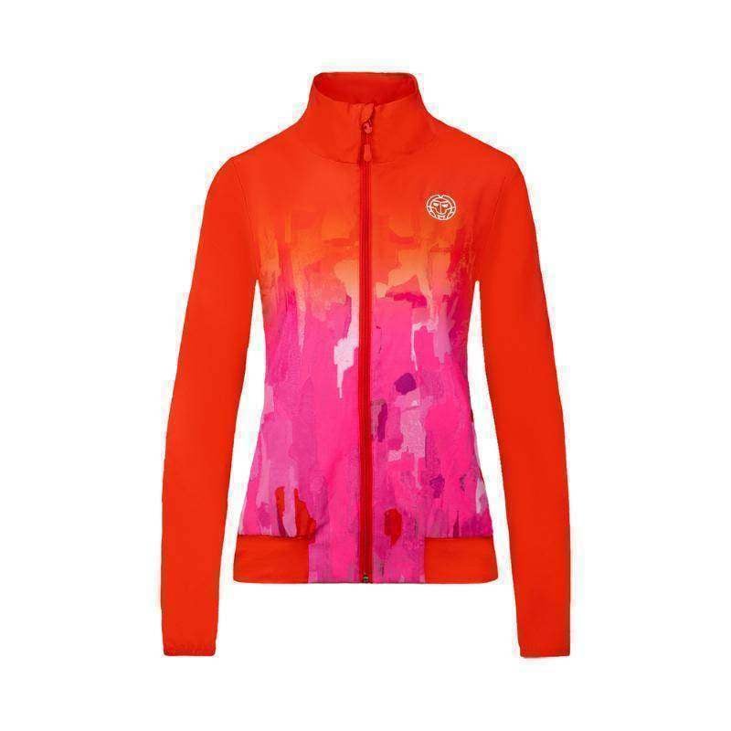 Bidi Badu Gene Tech Damenjacke in Rot Rosa