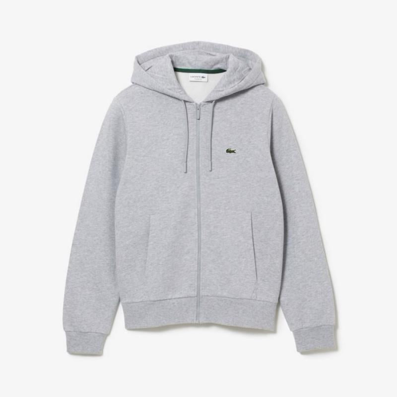 Lacoste Jogger Classic Trainingsjacke in Grau Meliert