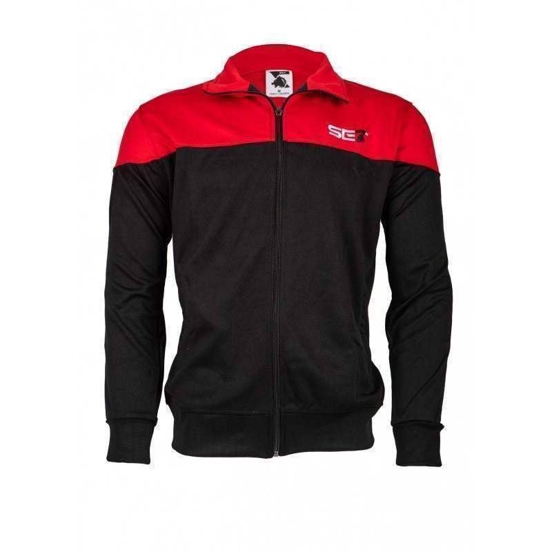 Set Master Jacke Schwarz Rot