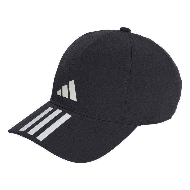 Adidas Aeroready Baseballkappe 3 Streifen schwarz weiß