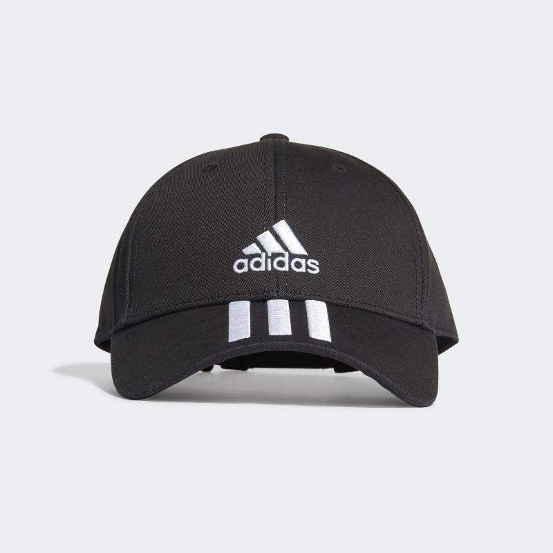 Adidas Baseballkappe 3 Streifen schwarz