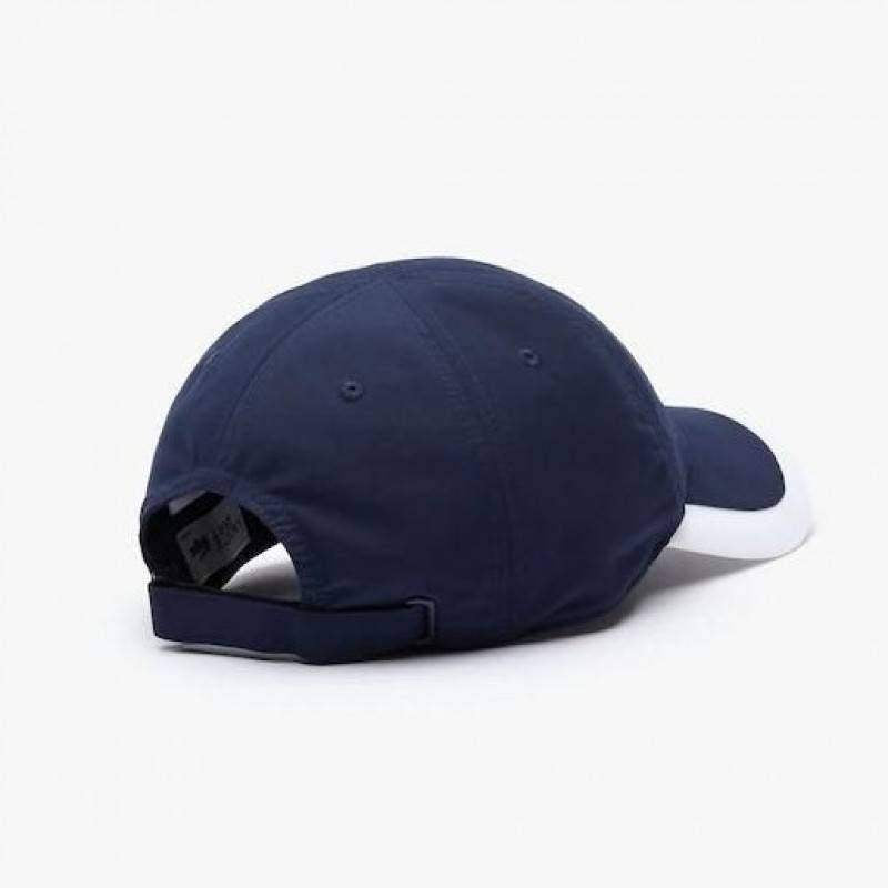 Lacoste Leichte Kappe Marineblau Weiß