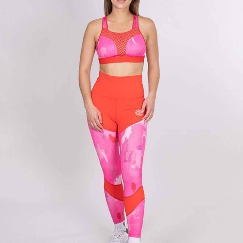 Bidi Badu Abiba Leggings Rot Rosa