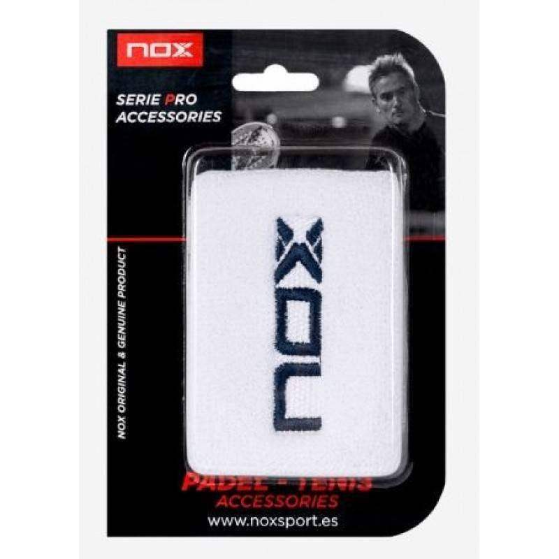 Nox Handgelenkbänder Weißes Logo Marineblau 2 Stück