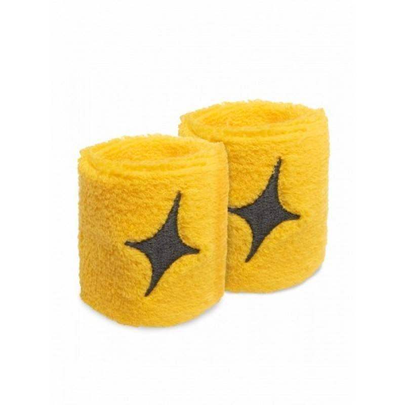 StarVie Handgelenkbänder Schwarz Gelb 2 Stück