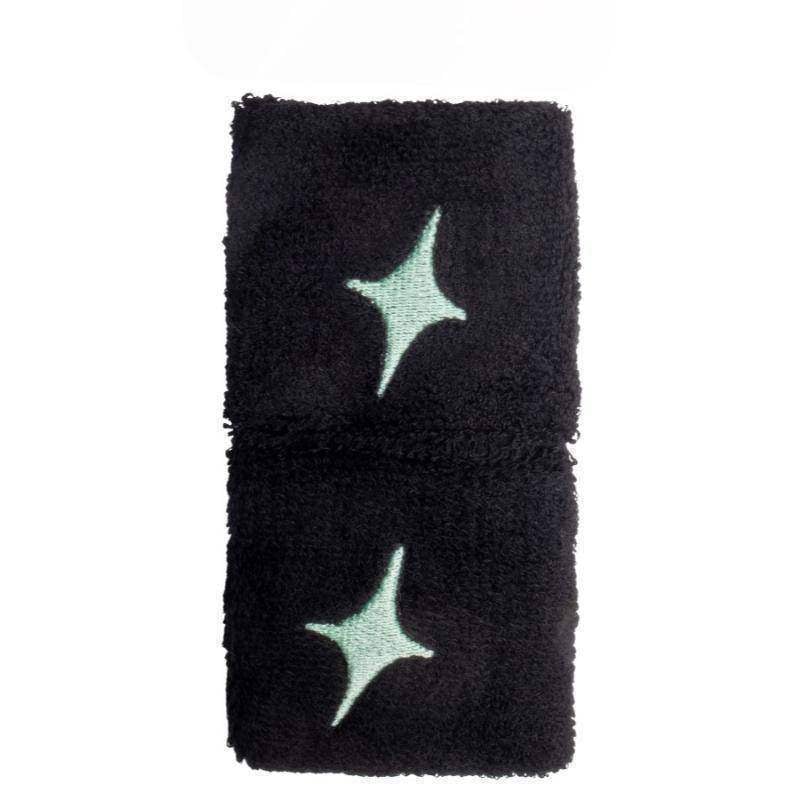StarVie Handgelenkbänder Schwarz Grün 2 Stück