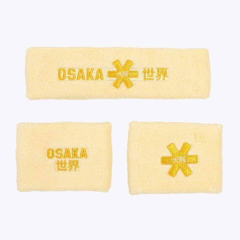 Osaka Handgelenkband Set 2. Gelb 2 Stück