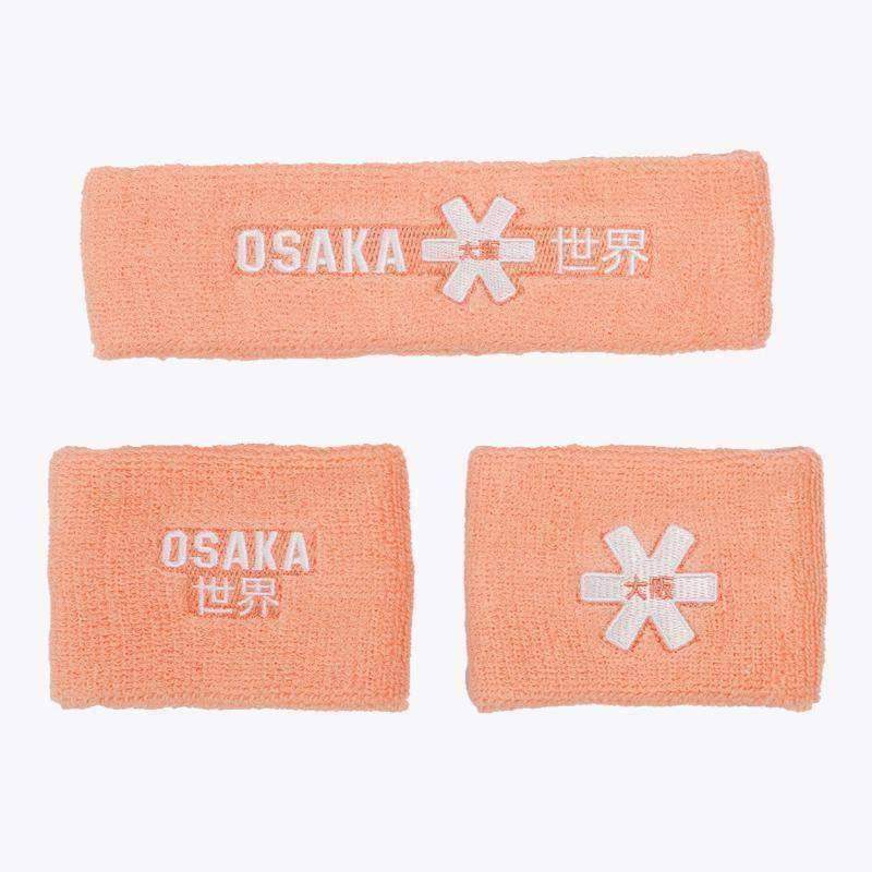 Osaka Handgelenkbänder Set 2. Pfirsich 2 Stück