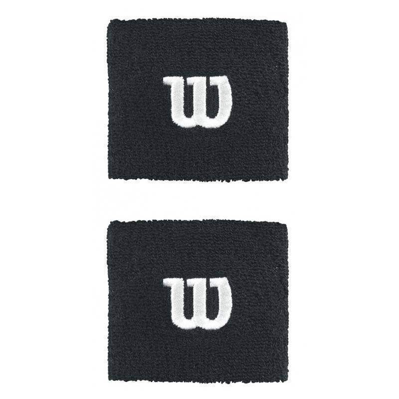 Wilson 2.5 Schwarz Weiß Handgelenkbänder 2 Stück