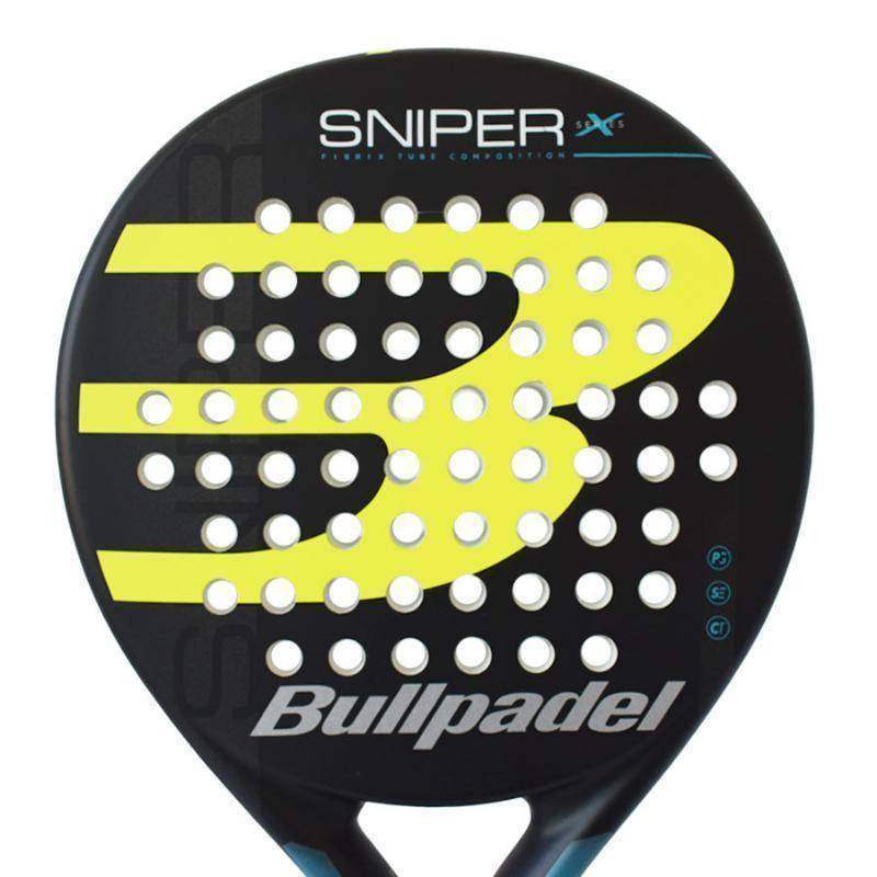 Pack Padel-Schläger Bullpadel Sniper X Serie Gelb und Orange