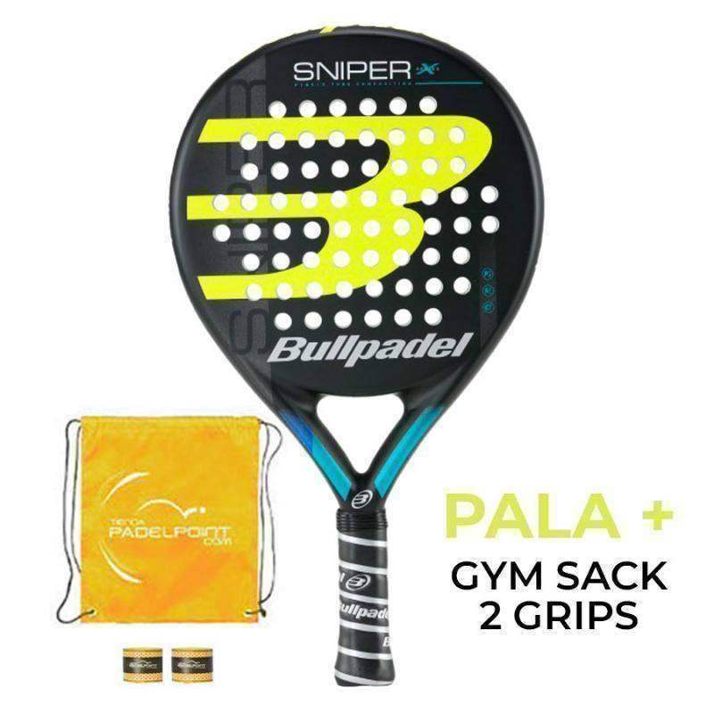 Padelschläger Bullpadel Sniper X Serie Gelb 2021