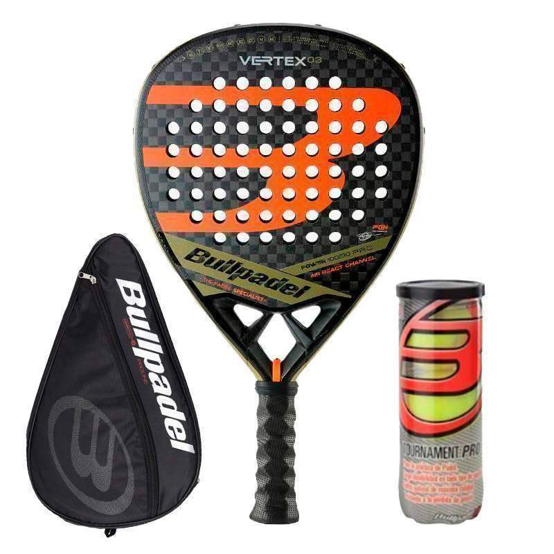 Padelschläger Bullpadel Tello 03 2023 + Zubehör