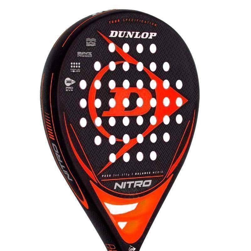 Padelschläger Dunlop Nitro Orange Schwarz