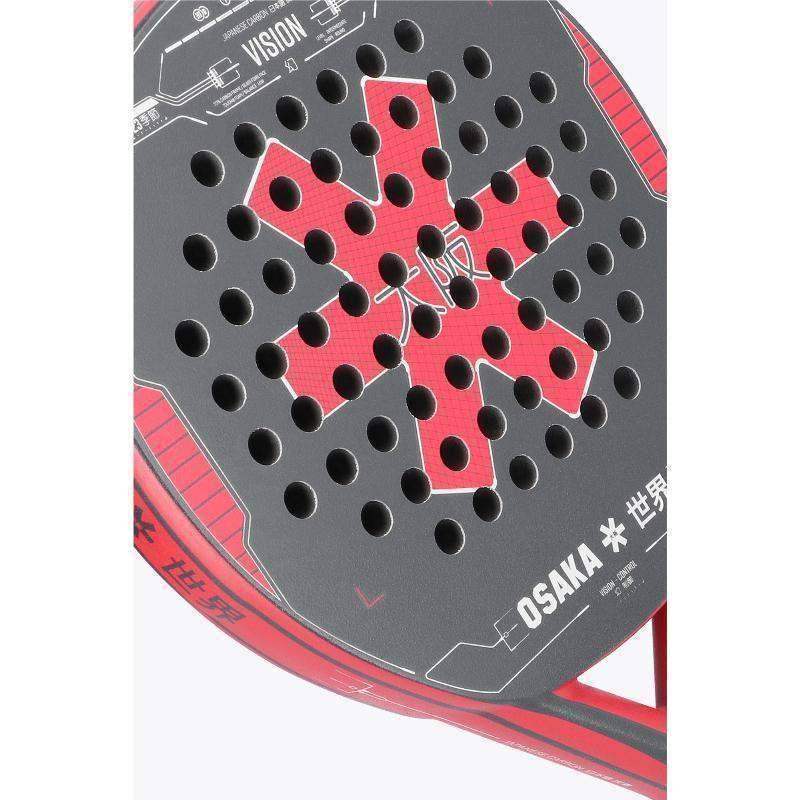 Osaka Vision Schwarz Rot Padel-Schläger