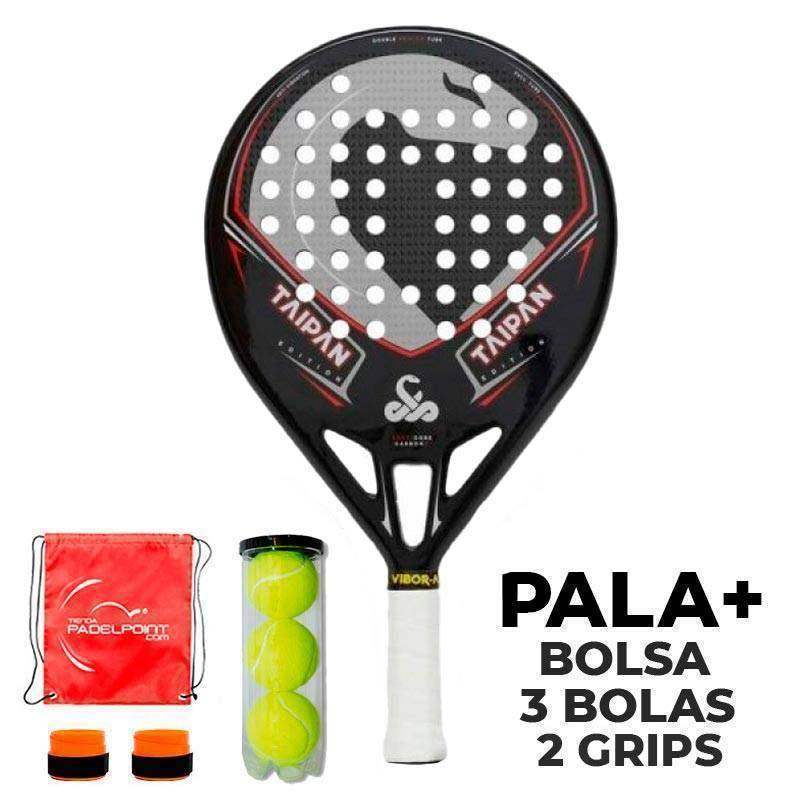 Padelschläger Vibora Black Taipan Liquid Edition 2022