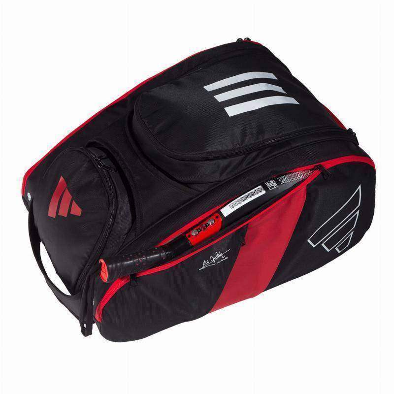 Adidas Ale Galan Multigame 3.2 Padel-Tasche Schwarz Rot