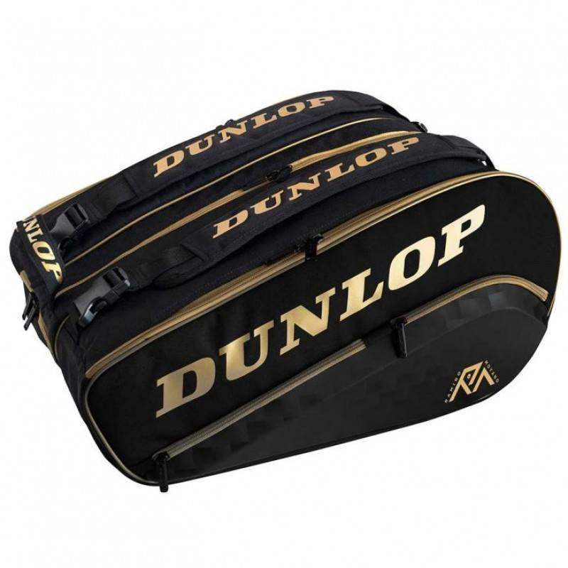 Padeltasche Dunlop Elite Schwarz Gold