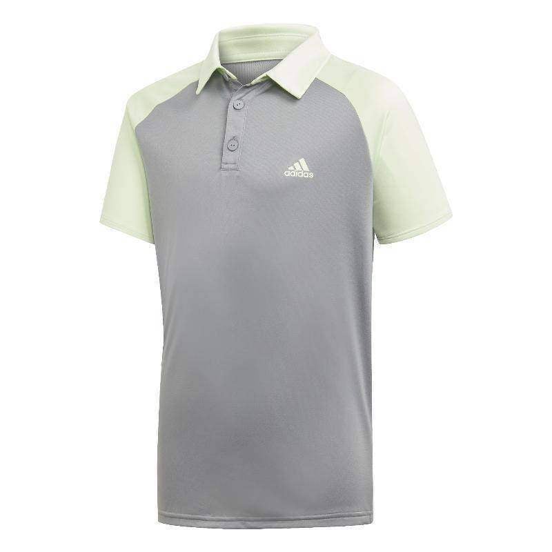 Adidas Club Polo Grau Grün Junior