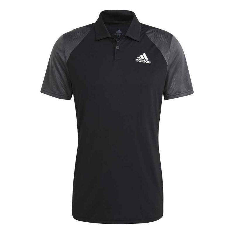 Polo Adidas Club Schwarz Grau