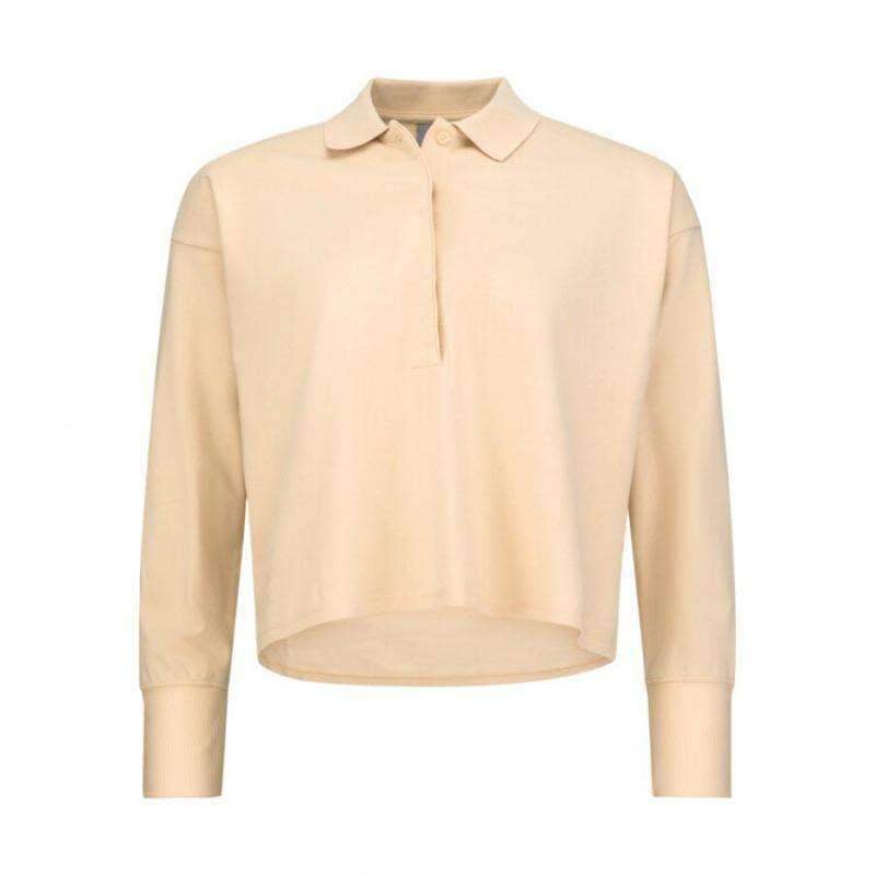 Head ATL Boxy LS Beige Damen Polo-Shirt