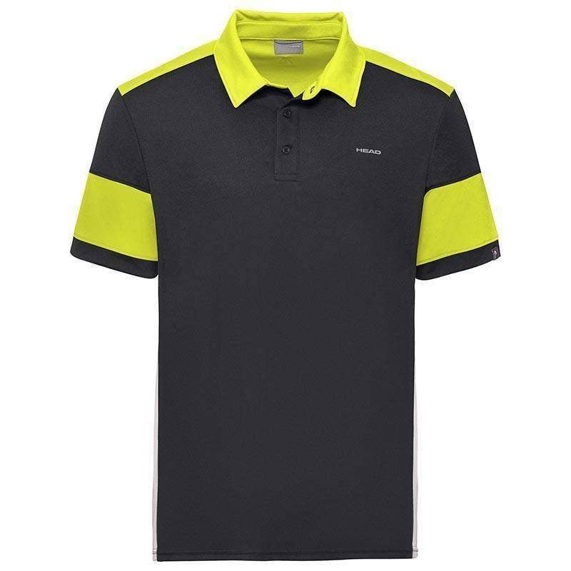 Head Ace Polo Schwarz Gelb