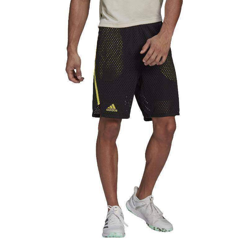 Adidas 2-in-1 Primeblue Shorts Schwarz Gelb