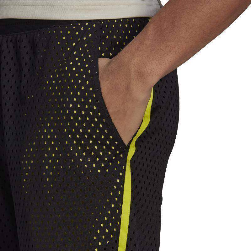 Adidas 2-in-1 Primeblue Shorts Schwarz Gelb