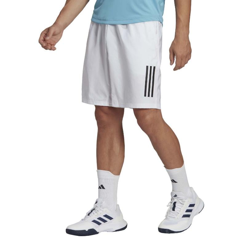 Adidas Club 3-Streifen Shorts Weiß Schwarz