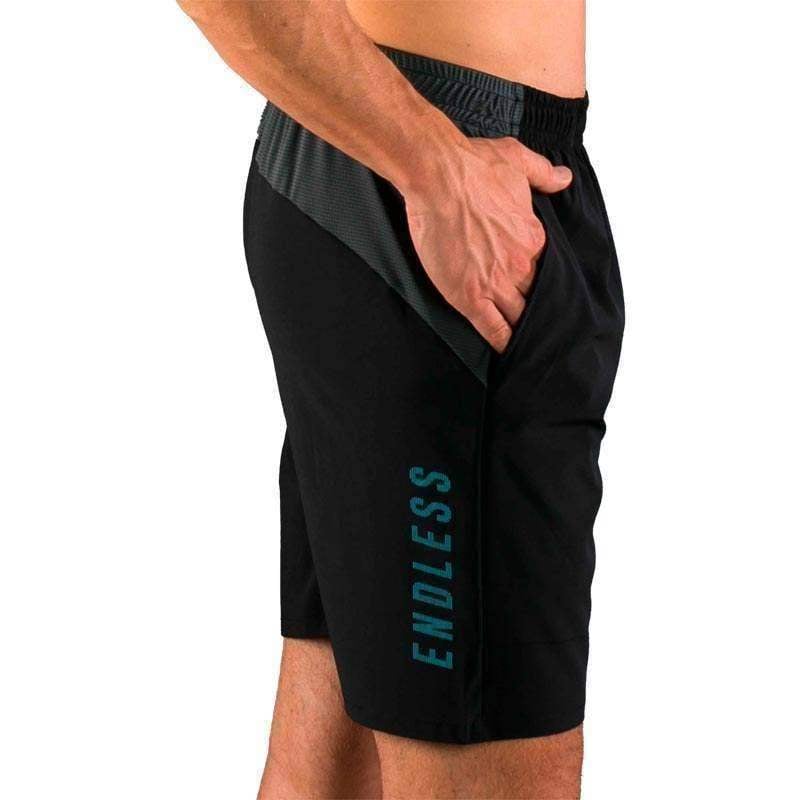 Endless Heat Kurze Hose Schwarz Azul