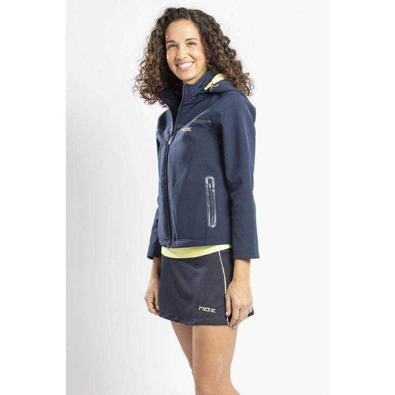 Nox Pro Softshell Blau Limette Damen