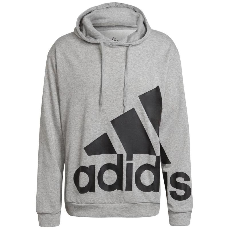 Adidas Essentials Riesenlogo Sweatshirt Grau Schwarz