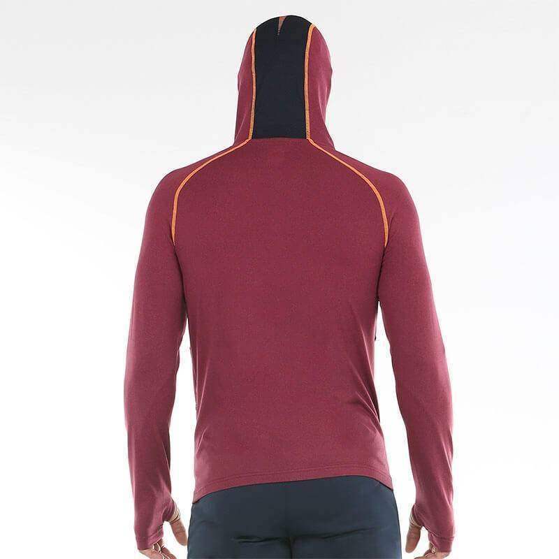 Bullpadel Choiwan Weinrot Meliert Sweatshirt