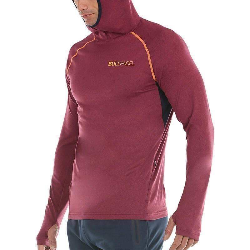 Bullpadel Choiwan Weinrot Meliert Sweatshirt