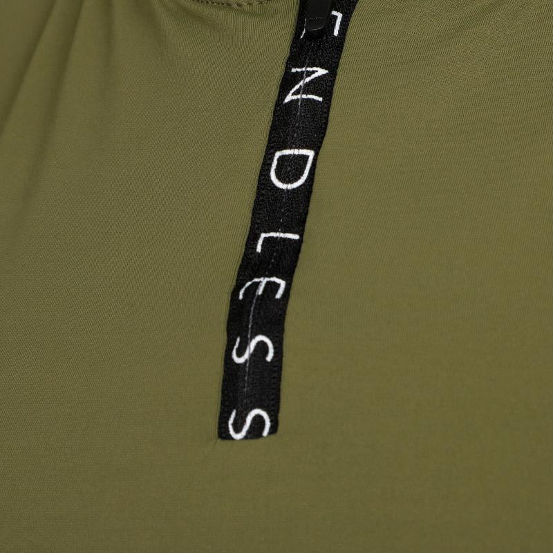 Endless Muse Armee-Grünes Kleid