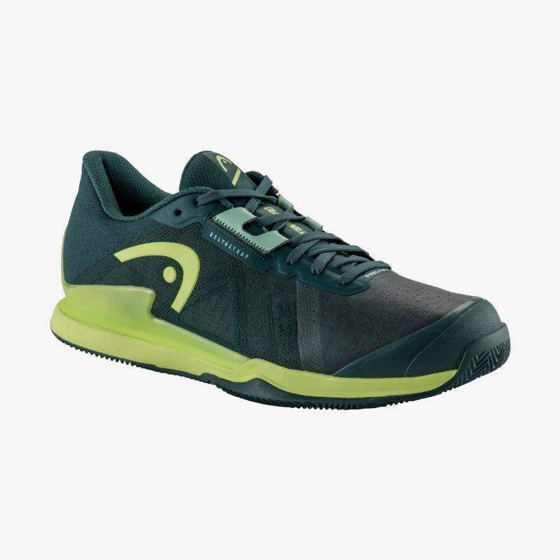 Head Sprint Pro 3.5 Clay Dunkelgrüne Tennisschuhe