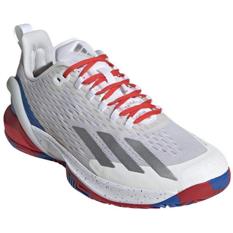 Adidas Adizero Cybersonic Sneaker Weiß Silber Rot